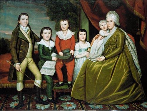 Ralph Earl Earl Ralph Mrs Noah Smith And Her Children oil painting picture